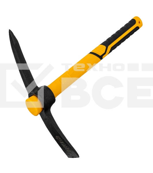 Кирка Denzel 700 г, фибергласовая обрезиненная рукоятка 385 мм