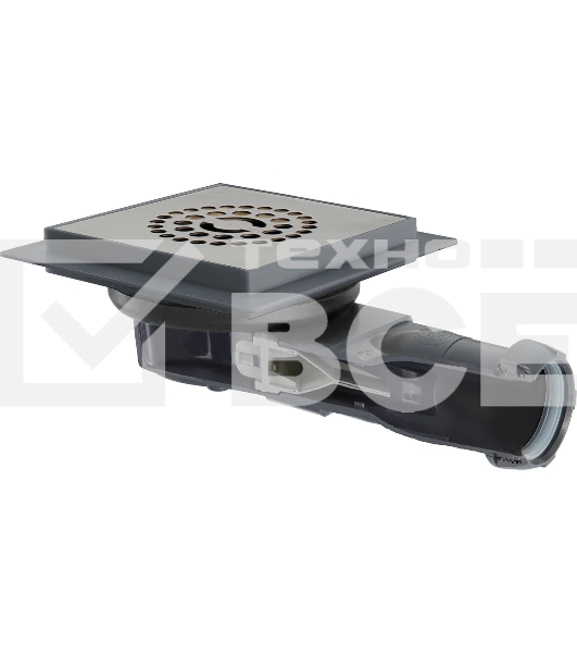 Трап точечный WIRQUIN Venisio Compact с решеткой 115*115