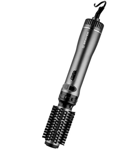 Фен-щетка Brayer BR3137 черный, 1000 Вт, 38/50 мм