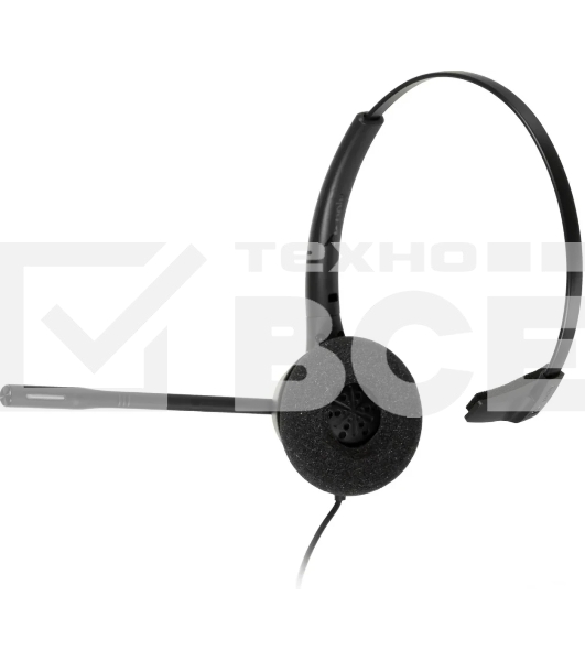 Гарнитура Plantronics EncorePro EP310 QD чёрный, проводная