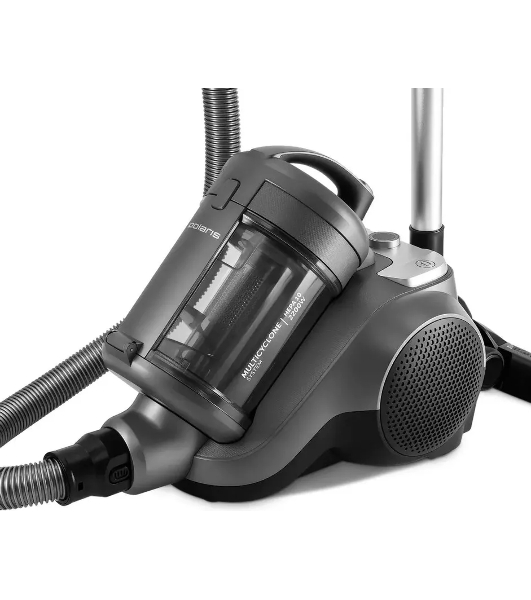 Пылесос Polaris PVC 3344 черный/серый, 650/2200 Вт, уборка сухая, пылесборник контейнер/мешок 2 л