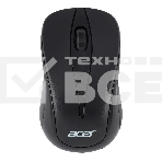 Мышь беспроводная Acer OMR131 черный, 1000 dpi, радиоканал, USB, кнопки - 3, фото 1