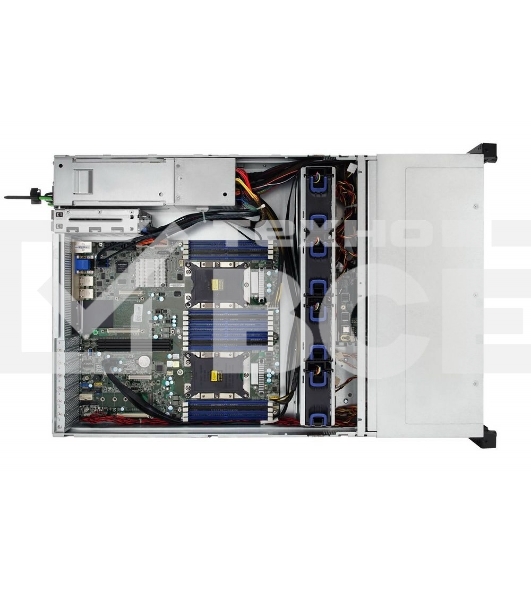 Компьютерный корпус InWin IW-RS224-07 SLIMSAS BP 1200W*2/PDB/FAN 8038mm*4/ SLIMSAS*8 + SAS3 expander BP + rear 2.5