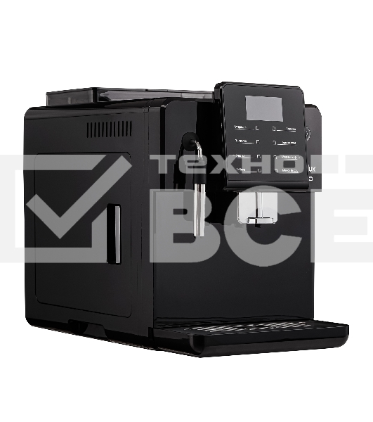 Кофемашина автоматическая Evelux EACM 2007 Vivo черный, исп. кофе - 	зерновой/ молотый, 2 л, 1100 Вт, 20 Бар