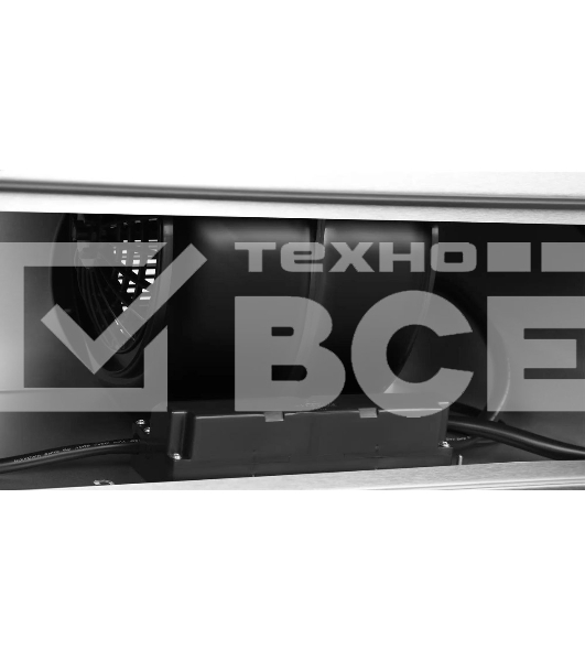 Вытяжка встраиваемая Hyundai HBB 6033 IX нержавеющая сталь управление: кнопочное (1 мотор)