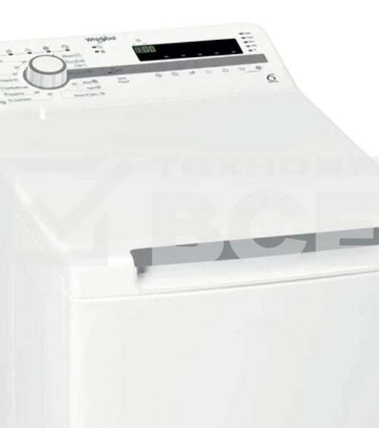 Стиральная машина Whirlpool TDLR 65230SS EU/N белый, загрузка вертикальная, 6,5 кг, 1200 об/мин., класс: A