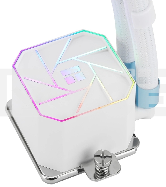 Водяное охлаждение для процессора Thermalright Aqua Elite 240 White ARGB V3 (240mm, White, ARGB/ Fans: 2x120mm, 66.17CFM, 25.6dBA, 1500RPM/ Pump height 53mm, 23dBA, 3300RPM, Rad thickness 27mm/ S: 1200, 1700, 1851, 2011, 2066, 115X, AM4, AM5)