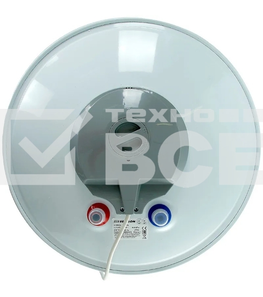 Водонагреватель Edisson ER 100 V 100л, 1,5 кВт, 220В, время нагрева 2ч 35 мин, габариты 450х1050х460мм, внутр. бак эмаль. вес 27кг.