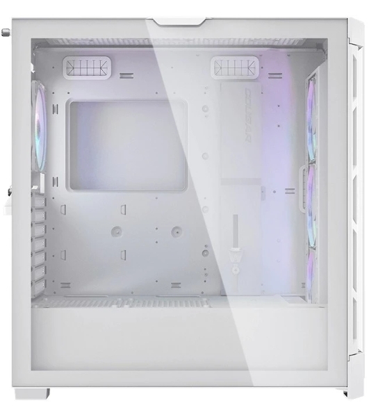 Компьютерный корпус Cougar Airface Pro RGb White 4x120MM ARGb FAN, ARGb FAN HUB, БЕЗ БП, БЕЛЫЙ, E-ATX