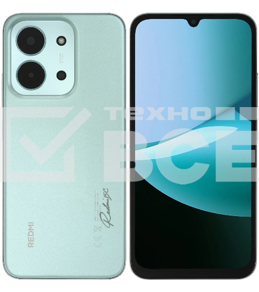 Смартфон Xiaomi Redmi 15C 4/256Gb, зеленый