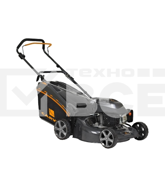 Газонокосилка CARVER LMG-2646HM бенз., 2.6 кВт, шир.46см колеса 7''/8'' травосб.65л мульчиров.
