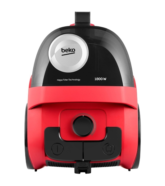 Пылесос Beko VCO 32818 WR красный/серый, 290/1880 Вт, уборка сухая, пылесборник контейнер 1.9 л