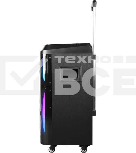 Колонка портативная Ural 103 черный 1200W 1.1 BT/3.5Jack/USB-C 15м 7000mAh