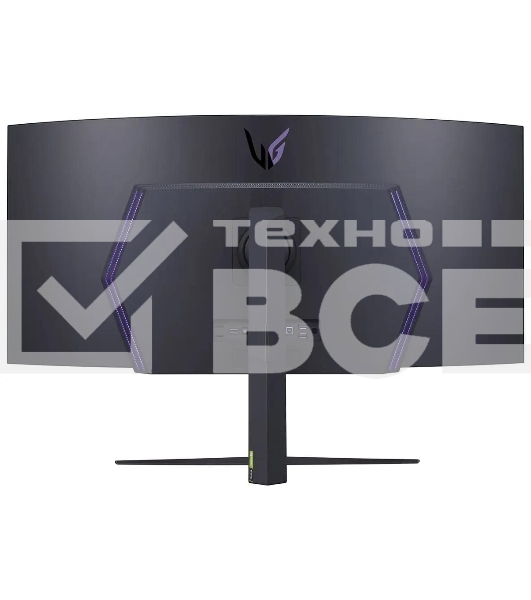 Монитор 45' LG UltraGear 45GR95QE-B OLED 3440x1440, 240 Гц, 0.03 мс, 21:9, 1000 кд/м2, 2xHDMI, 1хDP, изогнутый, черный