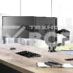 Кронштейн (держатель) ONKRON G280 для трех мониторов 13'-32' дюймов настольный, черный, фото8