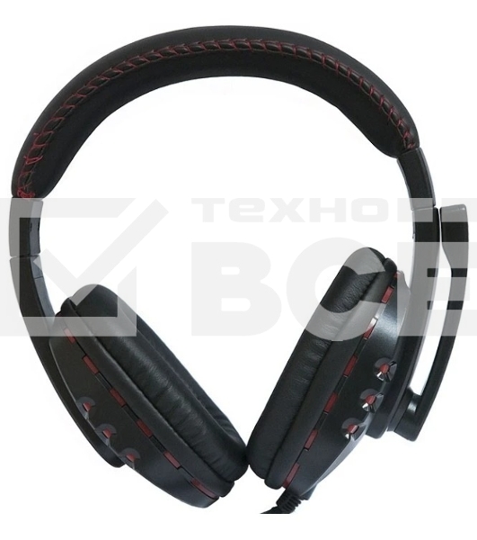 Гарнитура проводная Nakatomi HS-T50MV черный (c рег. громкости)