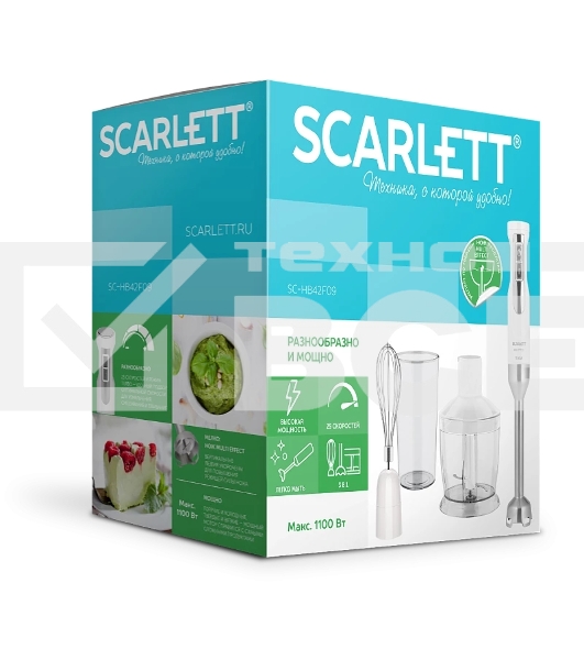 Блендер Scarlett SC-HB42F09 белый