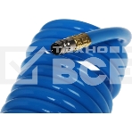 Пневматическое оборудование FUBAG Шланг спиральный с фитингами [170305] рапид_полиуретан_15бар_8х12мм_10м, фото3