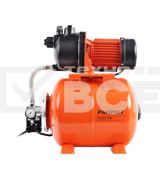 Насосная станция PATRIOT PW 801-20 P, пластик, 20 л, 800 вт.