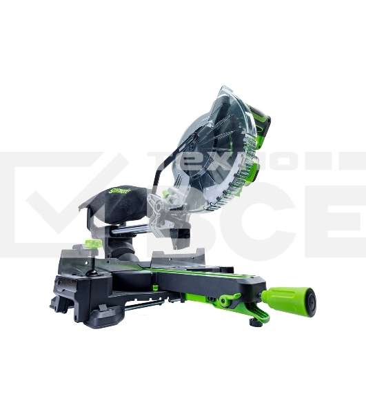 Торцовочная пила Greenworks GD24MS216 24V, бесщеточная, с протяжкой, без АКБ и ЗУ [1501707]