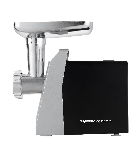 Мясорубка электрическая Zigmund & Shtain ZMG-054 серебристый, 2300 Вт, 2.5 кг/мин, реверс, защита от перегрузки, металлический лоток, насадки - 5