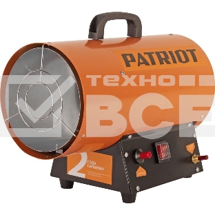 Тепловая пушка газовая Patriot GS 16 оранжевый
