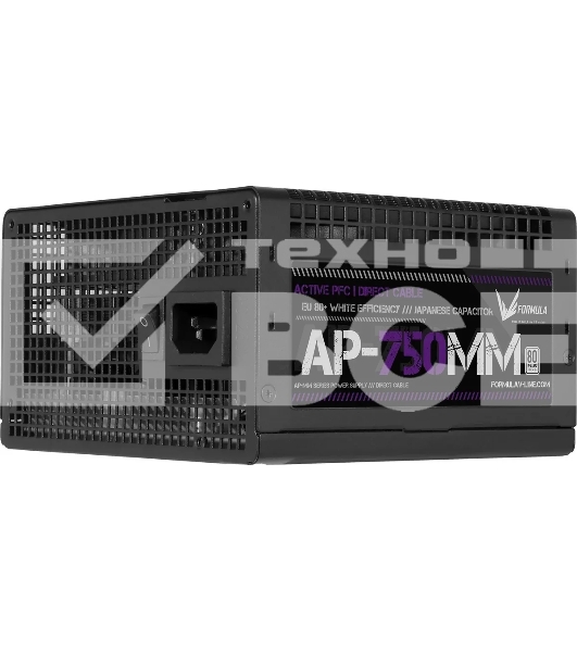 Блок питания Aerocool / Formula ATX 750W AP-750ММ 80 PLUS WHITE (20+4pin) APFC 120mm fan 6xSATA RTL