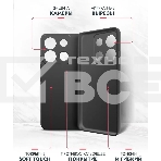 Чехол (клип-кейс) BoraSCO для Infinix Smart 7 Plus черный, фото3