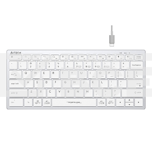 Клавиатура A4Tech Fstyler FBX51C беспроводная, USB, Bluetooth/Радиоканал, белый