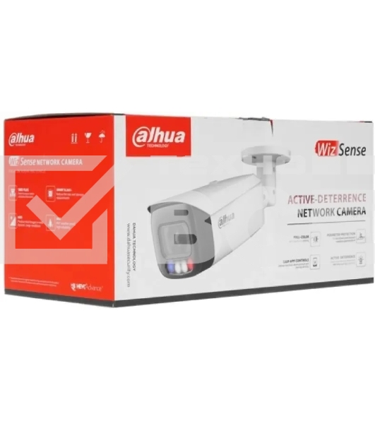 Камера видеонаблюдения IP Dahua DH-IPC-HFW3449T1P-AS-PV-0280B-S5 2.8-2.8мм цв. корп.:белый/черный (DH-IPC-HFW3449T1P-AS-PV-0280B)