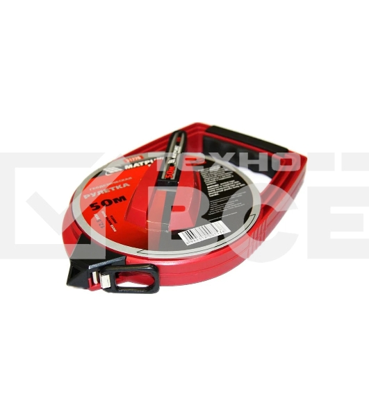 Рулетка геодезическая Matrix MASTER 31226, 50 м х 12,5 мм, металлическая лента, закрытый корпус