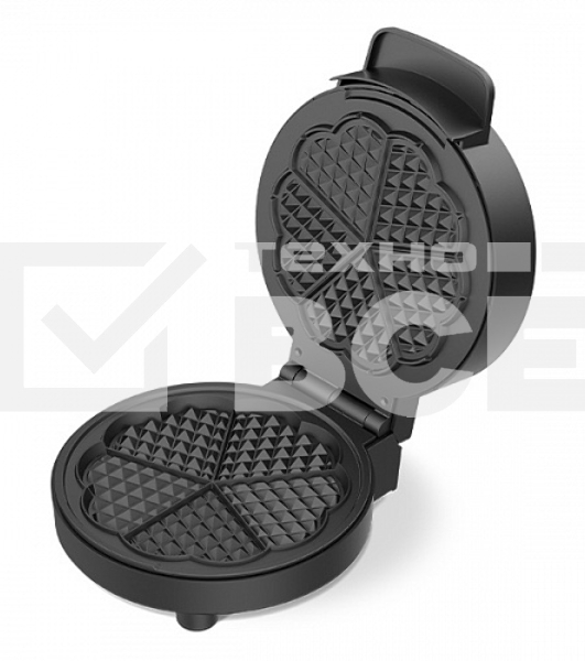 Прибор для выпечки BQ ST1010 черный/стальной, WAFFLE. Мощность: 1000 Вт, регулировка температуры от 40 до 230 °С, приготовление 5 вафель одновременно, антипригарное покрытие панелей Non-Stick PRO, равномерный нагрев, теплоизолированная ручка, противосколь