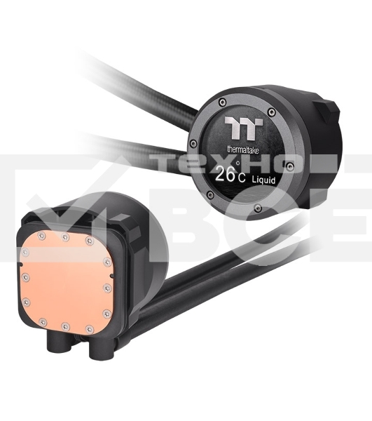 Система водяного охлаждения Thermaltake TH360 V2 Ultra ARGb Soc-AM5/AM4/1200/1700/1851 черный 4-pin 25.8dB Al+Cu LCD Ret (CL-W384-PL12SW-A)