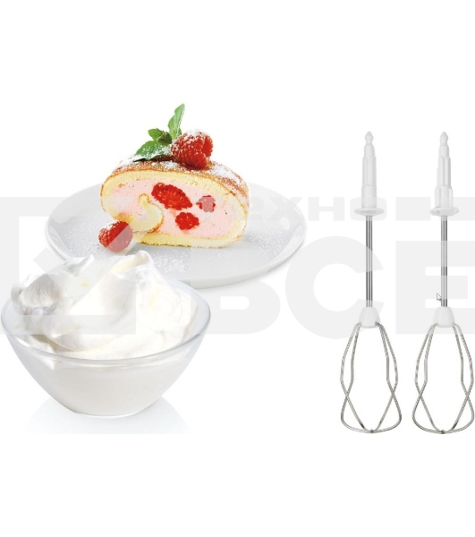 Миксер ручной Bosch MFQ36470 450 Вт, белый
