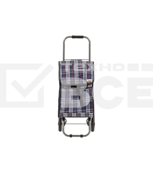 Тележка с сумкой Рыжий кот D203ECO Tartan, до 30 кг