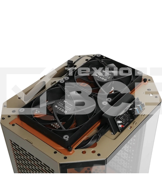 Корпус Thermaltake The Tower 300 Gravel Send коричневый без БП mATX 8x120mm 6x140mm 2xUSB3.0 audio bott PSU