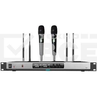 Микрофонная система DSPPA D5823 беспроводная True Diversity UHF Wireless Microphone System (2 head-set mic)