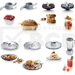 Кухонный комбайн Bosch MCM3501M 800 Вт, Скорости: 2, Блендер 1 л, Чаша 2.3 л, Цвет: черны/серебристый, фото18