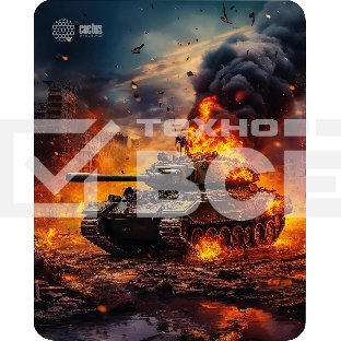 Коврик для мыши Cactus CS-MP-D04M Burning tank 300x250x3мм