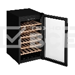 Винный шкаф Kuppersberg RSW 82, отдельностоящий, High-Tech, объем 128 л, вместимость 40 бутылок, диапазон температуры 5-20 градусов, механическое открытие двери, 6 полок из бука, LCD дисплей, уровень шума 38 дБ, черный, фото6