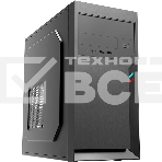 Компьютерный корпус с блоком питания 450Вт. Case Foxline FL-702, mATX, 1x5.25EXT, 1x3.5EXT, 2x3.5INT, 2xUSB2.0, HDA, w/o FAN, w/450W ATX PSU, w/1.2m EU pwr cord, фото 1