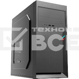 Компьютерный корпус с блоком питания 450Вт. Case Foxline FL-702, mATX, 1x5.25EXT, 1x3.5EXT, 2x3.5INT, 2xUSB2.0, HDA, w/o FAN, w/450W ATX PSU, w/1.2m EU pwr cord