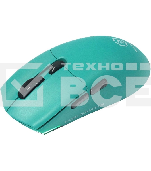 Мышь беспроводная/проводная Raskat MG006TR зеленый, 26000 dpi, радиоканал, Bluetooth, USB, кнопки - 6