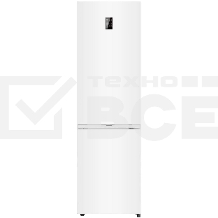 Холодильник Candy CFN6200WD белый двухкамерный 243/91л морозилка снизу, No Frost