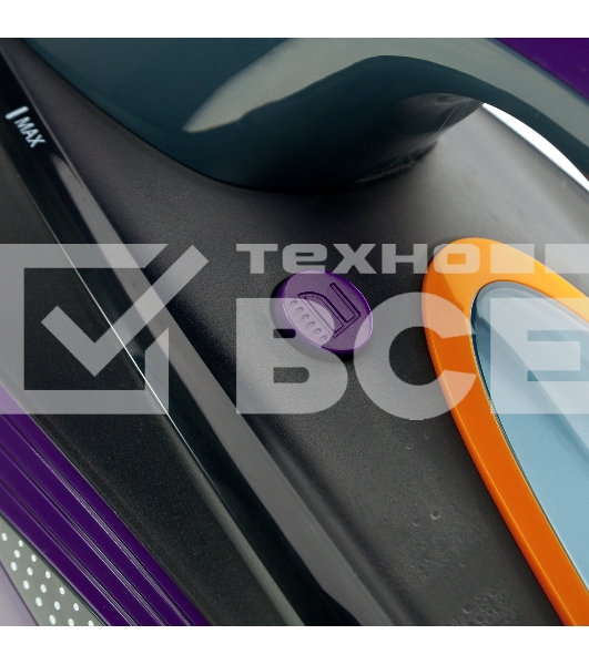 Утюг BRAYER BR4001 фиолетовый/серый, 2600 Вт, 25 г/мин, 140 г/мин, 360 мл