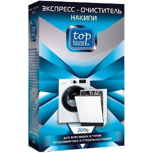 Экспресс-очиститель накипи для всех типов стиральных и посудомоечных машин, 200 г. Изготовлен по современной технологии и с учетом рекомендаций крупнейших производителей стиральных и посудомоечных машин. За одно применение полностью удаляет накипь с нагревательных элементов и внутренних деталей. Продлевает срок службы машин.