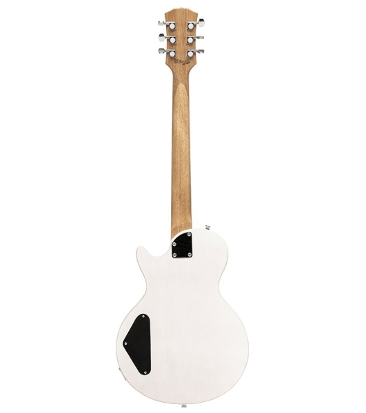 Электрогитара STAGG SEL-HB90 WHB 6-ти струнная, корпус массив красного дерева, гриф красное дерево, накладка палисандр, 22 лада, звукосниматели 1х P90, 1х хамбакер, регуляторы 1x громкости, 1x тона, 3-х поз. переключатель цвет белый