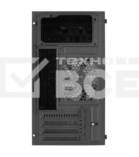 Компьютерный корпус MiniTower Aerocool  / Formula EVO Mini-G-BK-v1 (mATX, USB3x1, USB2x2, 120mm RGB fan, без БП) (4711099472352)