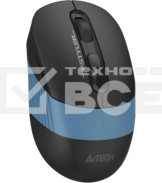Мышь беспроводная A4Tech Fstyler FG10CS Air черный/синий, 2000 dpi, радиоканал, USB, кнопки - 4