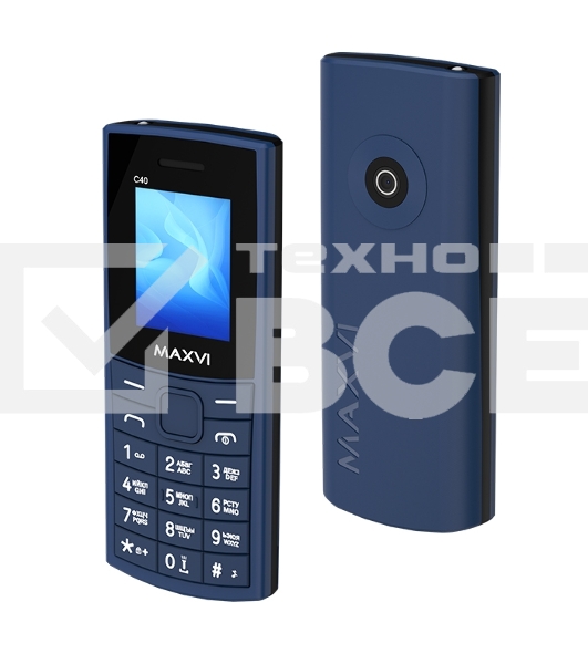 Мобильный телефон Maxvi C40 синий